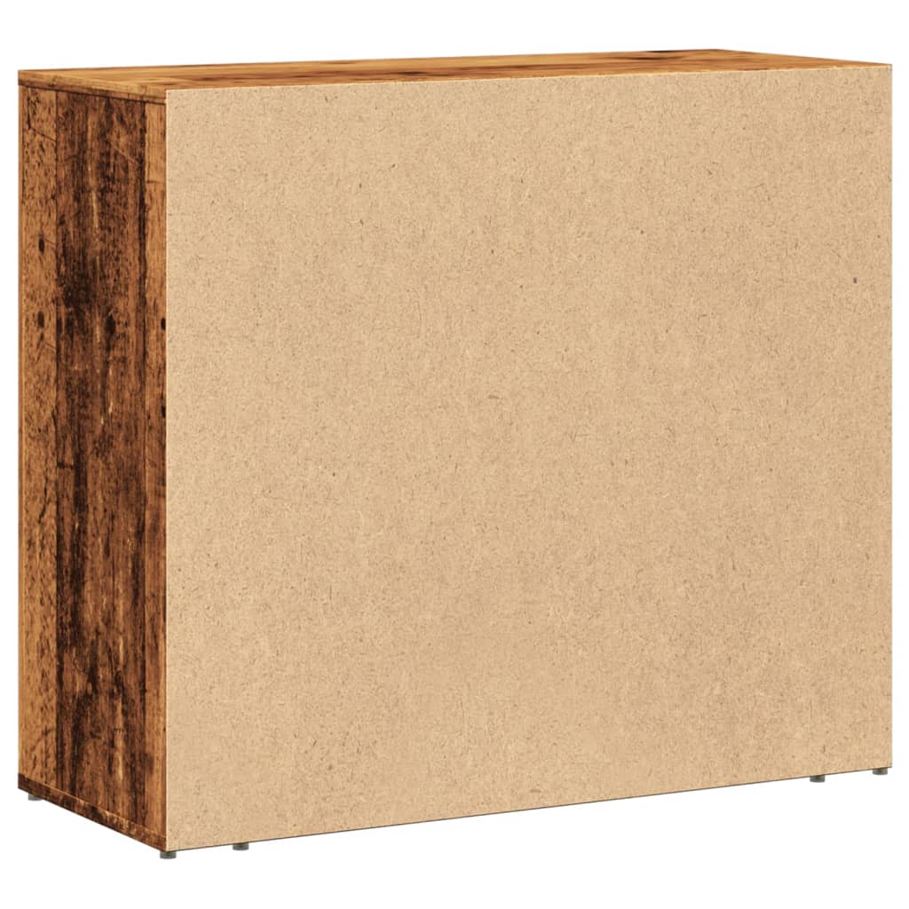 Skjenk gammelt tre 80x33x70 cm konstruert tre