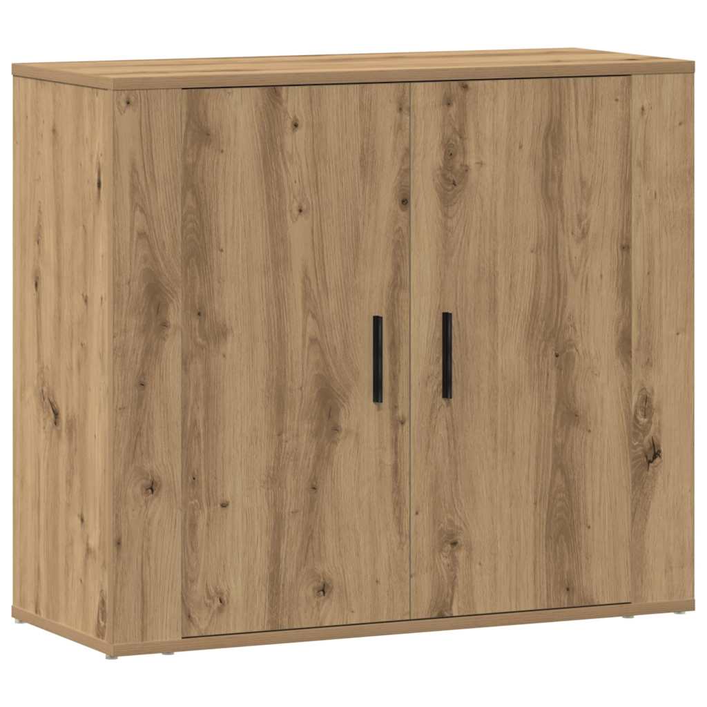 Skjenk artisan eik 80x33x70 cm konstruert tre vidaXL