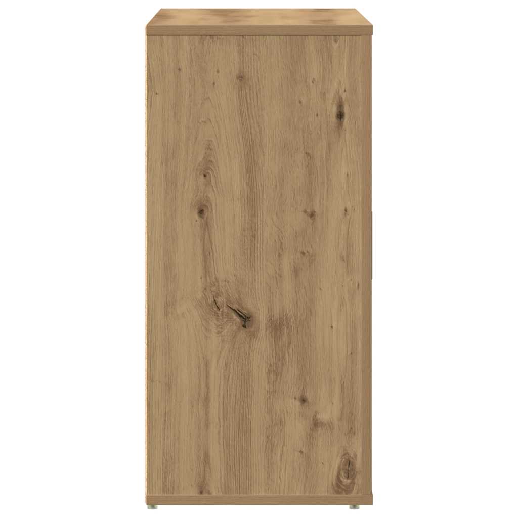 Skjenk artisan eik 80x33x70 cm konstruert tre vidaXL
