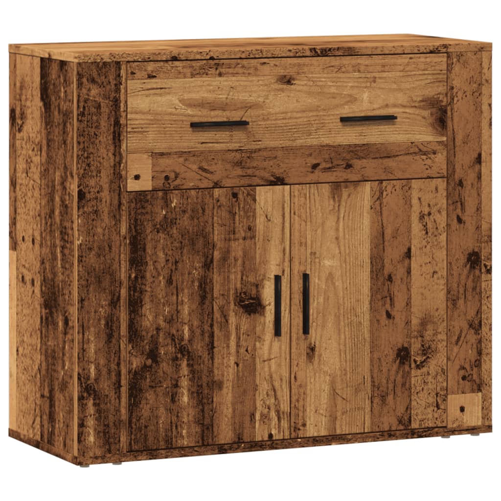 Skjenk gammelt tre 80x33x70 cm konstruert tre