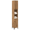 Baderomsskap artisan eik 30x30x190 cm konstruert tre