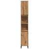 Baderomsskap artisan eik 30x30x190 cm konstruert tre