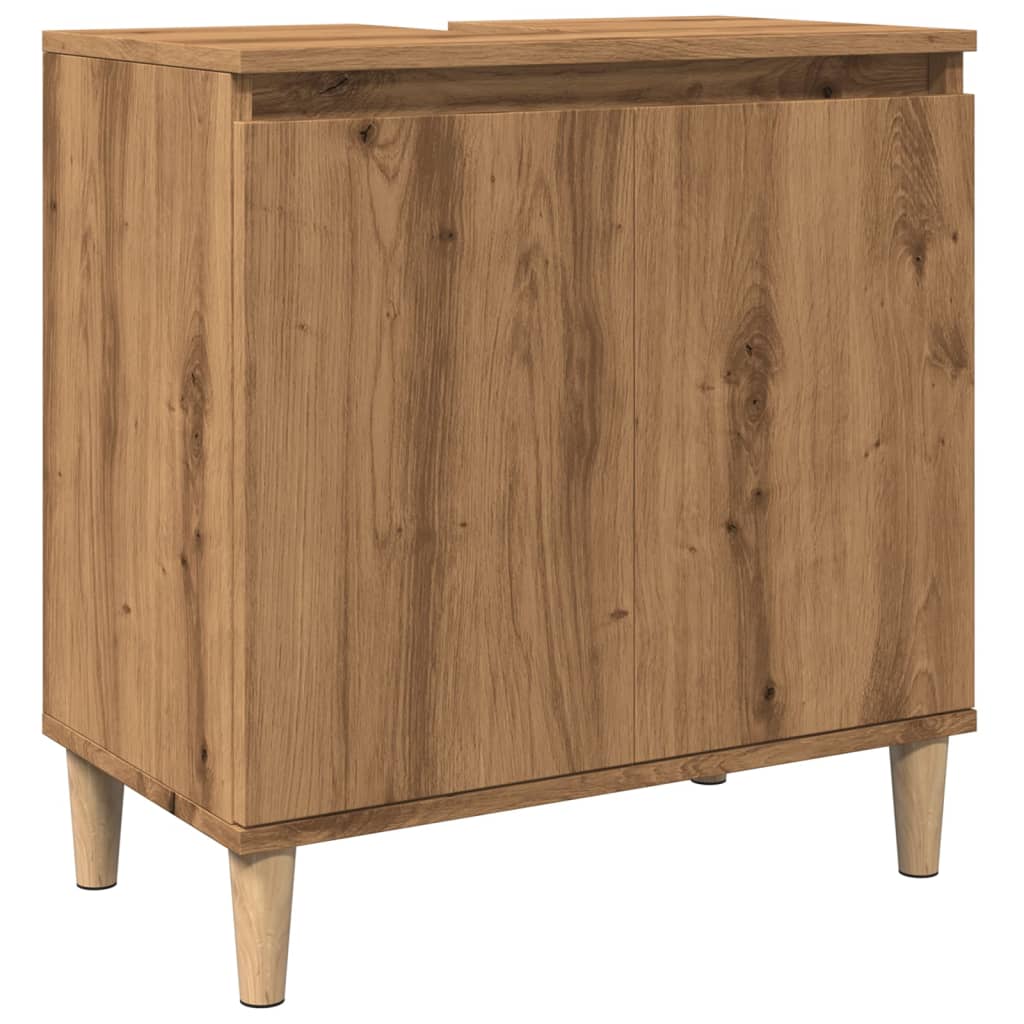 Servantskap artisan eik 58x33x60 cm konstruert tre