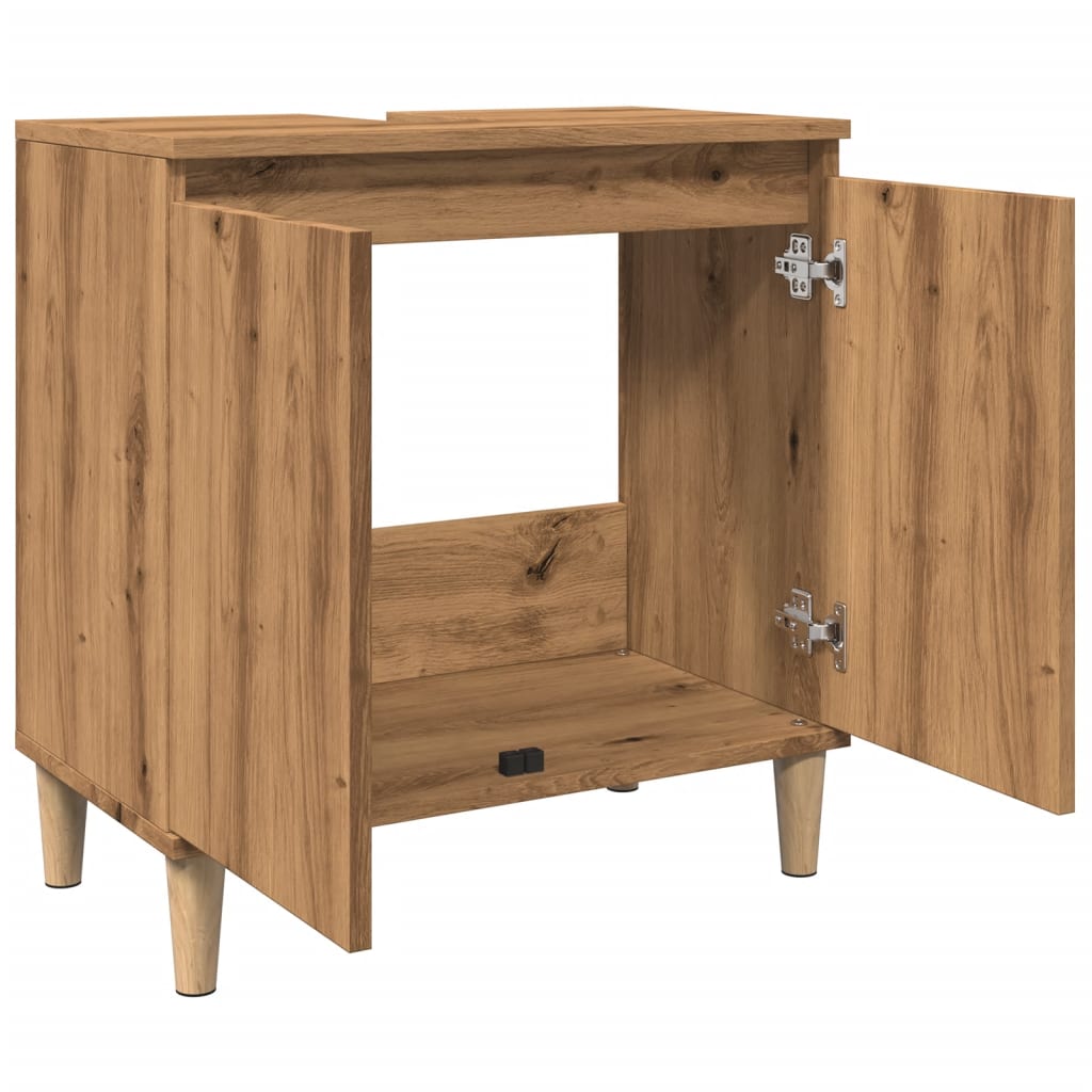 Servantskap artisan eik 58x33x60 cm konstruert tre
