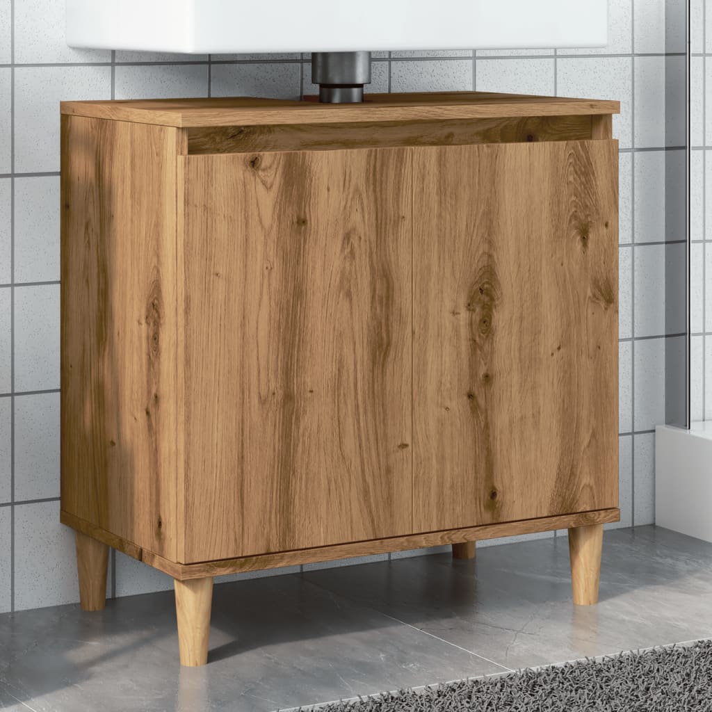 Servantskap artisan eik 58x33x60 cm konstruert tre