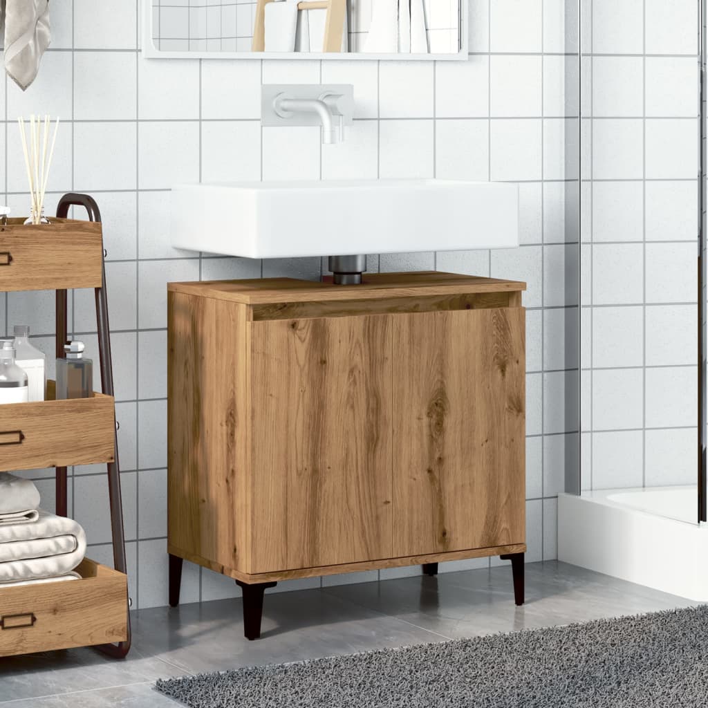 Servantskap artisan eik 58x33x60 cm konstruert tre