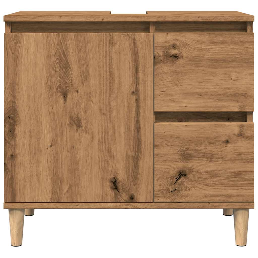 Servantskap artisan eik 65x33x60 cm konstruert tre