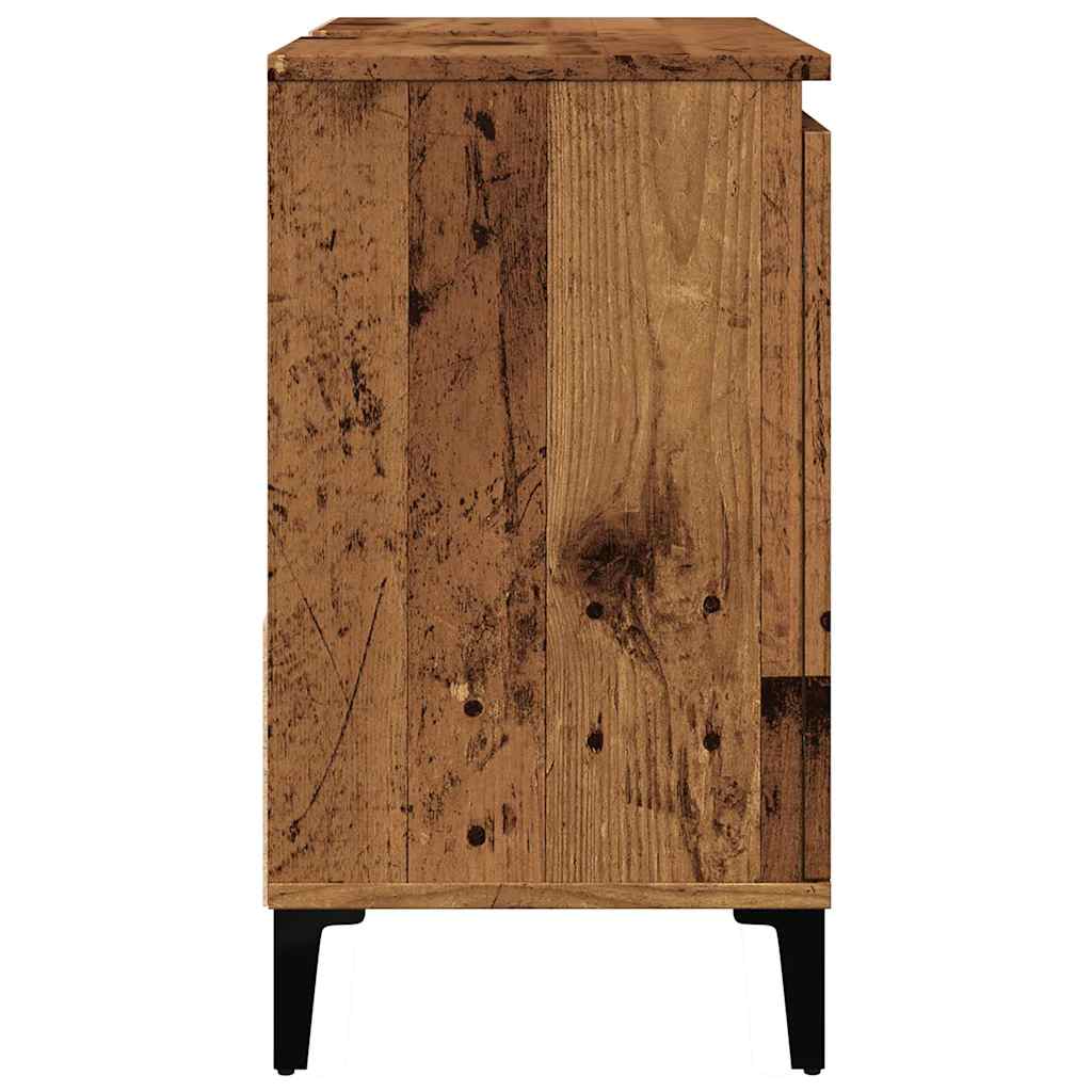 Servantskap gammelt tre 65x33x60 cm konstruert tre