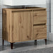 Servantskap artisan eik 65x33x60 cm konstruert tre vidaXL