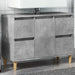 Servantskap betonggrå 80x33x60 cm konstruert tre