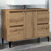 Servantskap artisan eik 80x33x60 cm konstruert tre
