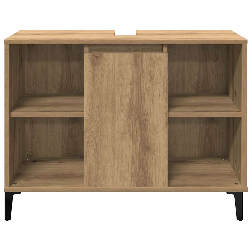 Servantskap artisan eik 80x33x60 cm konstruert tre