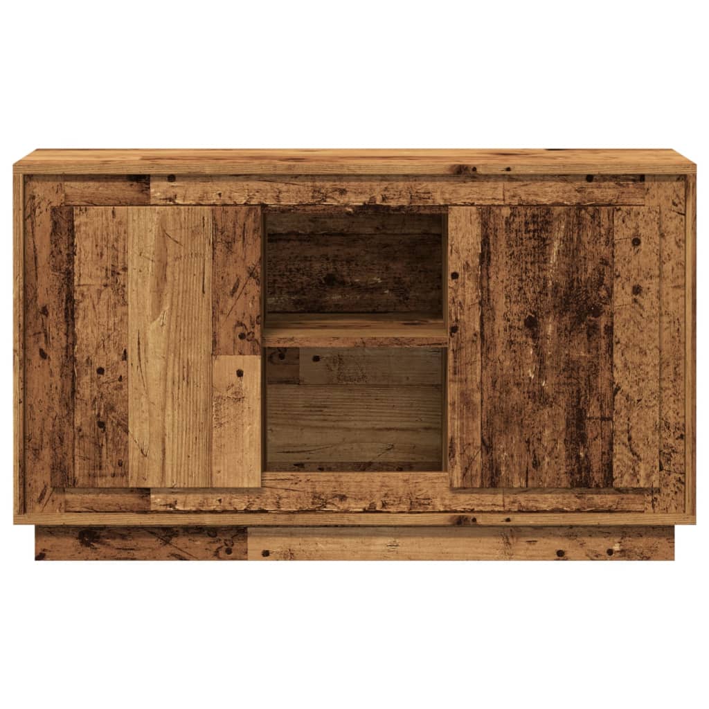 Skjenk gammelt tre 102x35x60 cm konstruert tre