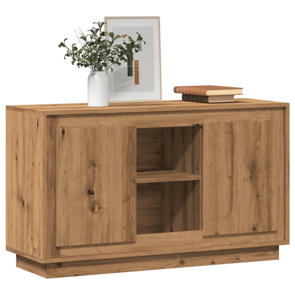 Skjenk artisan eik 102x35x60 cm konstruert tre