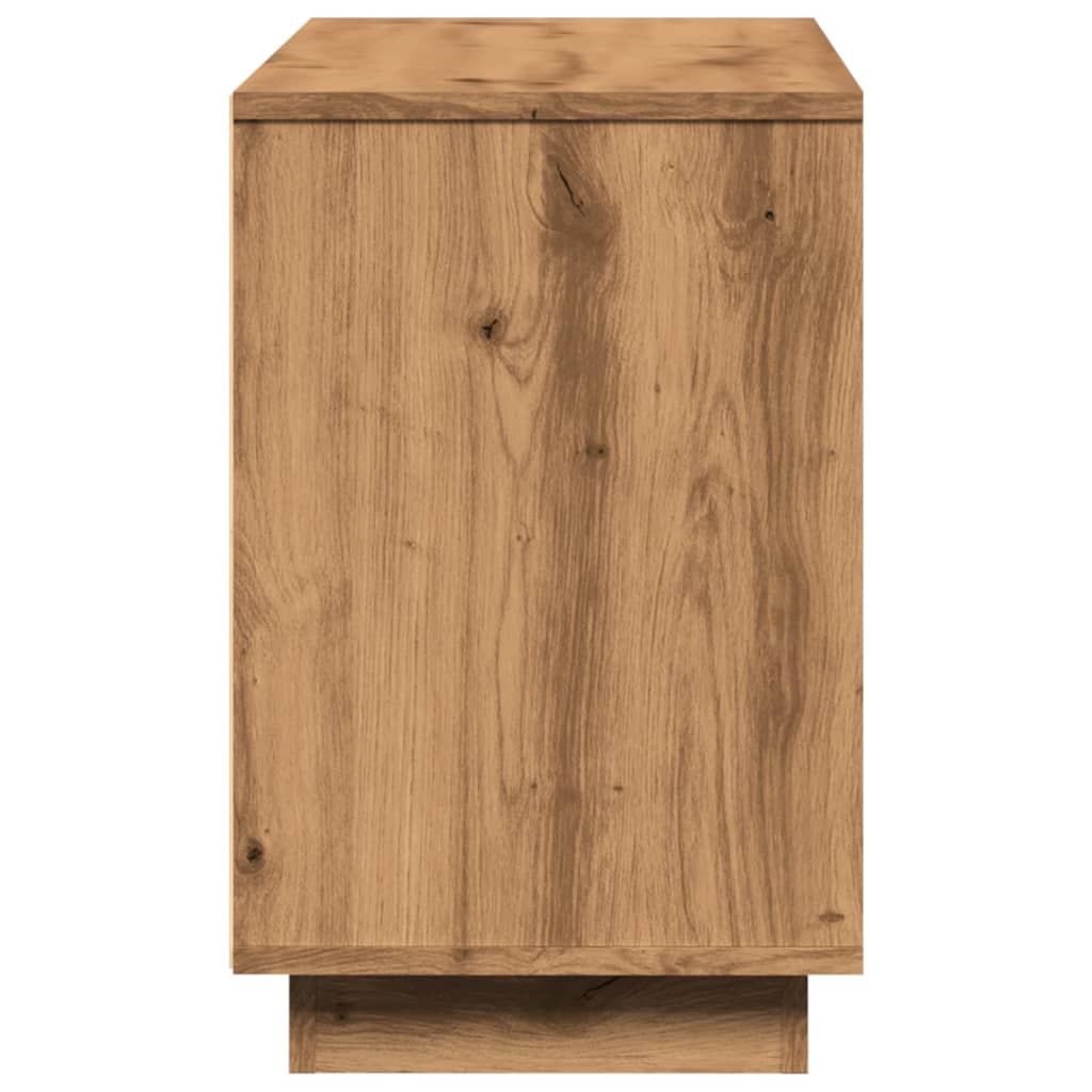 Skjenk håndverkseik 102x35x55 cm konstruert tre