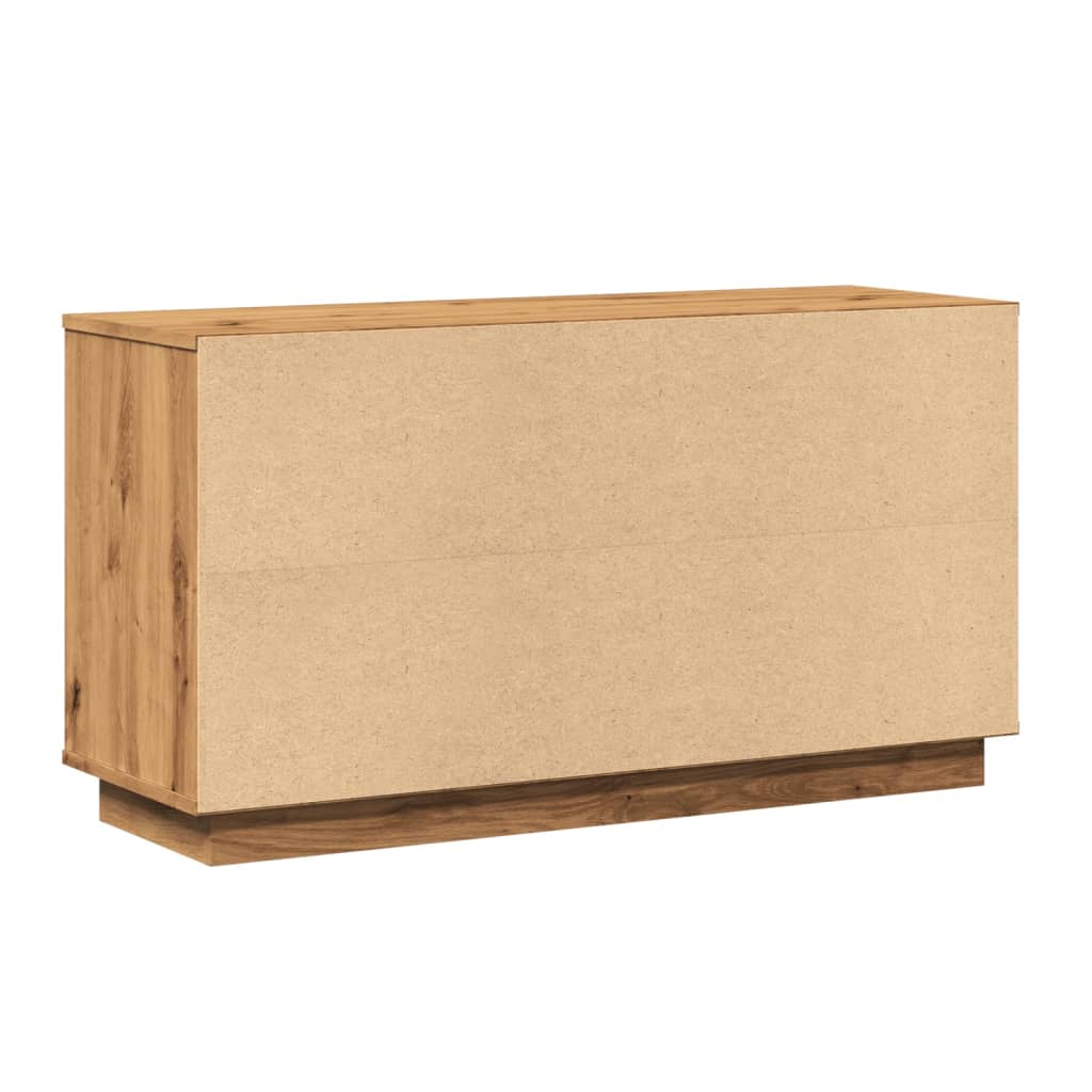 Skjenk håndverkseik 102x35x55 cm konstruert tre