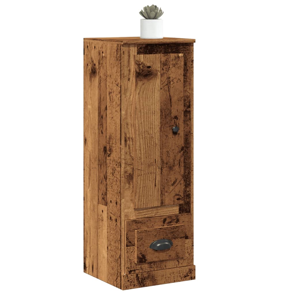 Highboard gammelt tre 36x35,5x103,5 cm konstruert tre