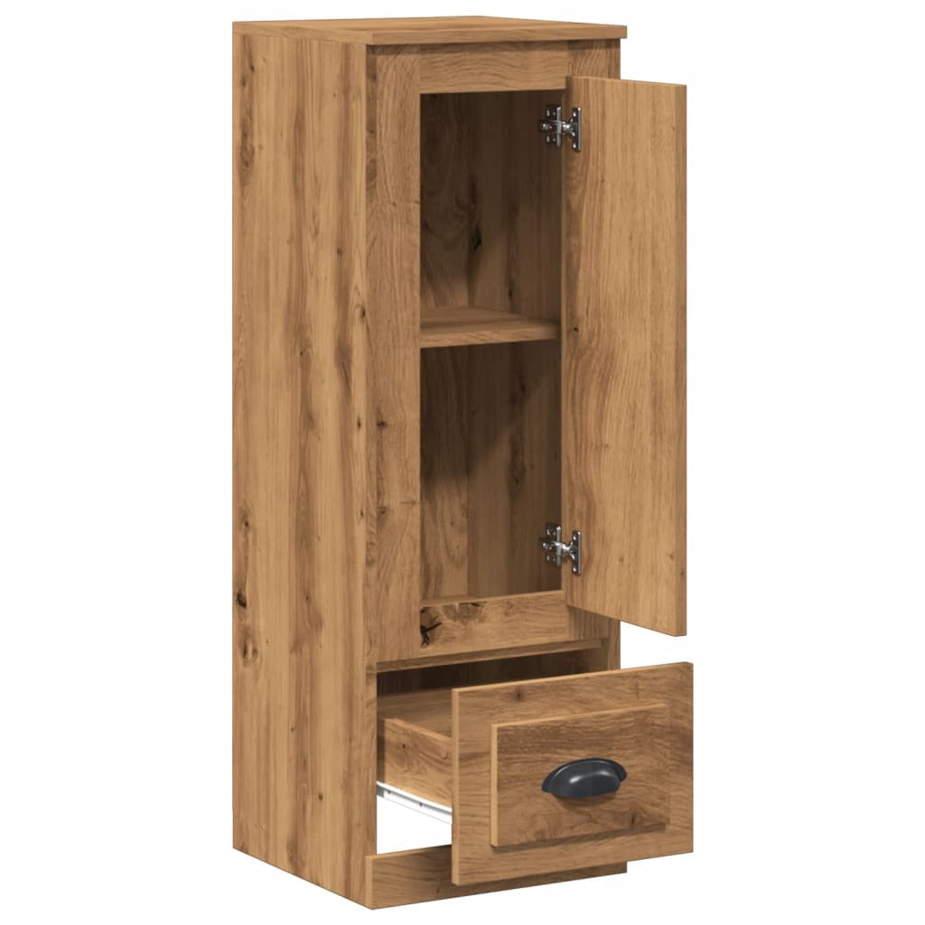 Highboard artisan eik 36x35,5x103,5 cm konstruert tre