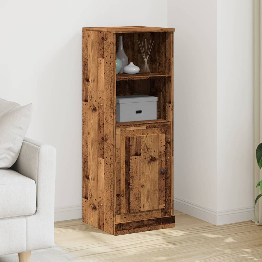 Highboard gammelt tre 36x35,5x103,5 cm konstruert tre