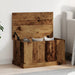 Oppbevaringsboks gammelt tre 70x40x38 cm konstruert tre