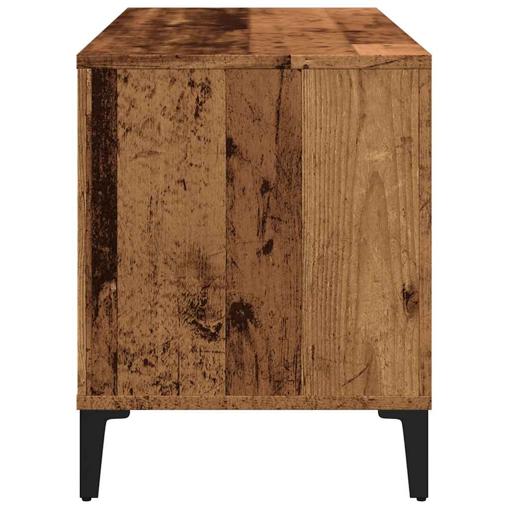 Plateskap gammelt tre 100x38x48 cm konstruert tre vidaXL