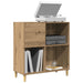 Plateskap artisan eik 84,5x38x89 cm konstruert tre