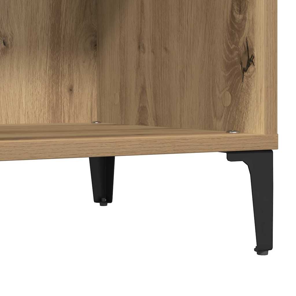Plateskap artisan eik 84,5x38x89 cm konstruert tre