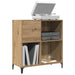 Plateskap artisan eik 84,5x38x89 cm konstruert tre
