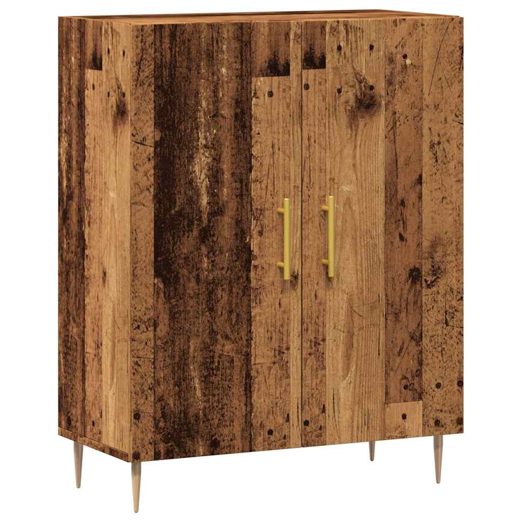 Skjenk gammelt tre 69,5x34x90 cm konstruert tre