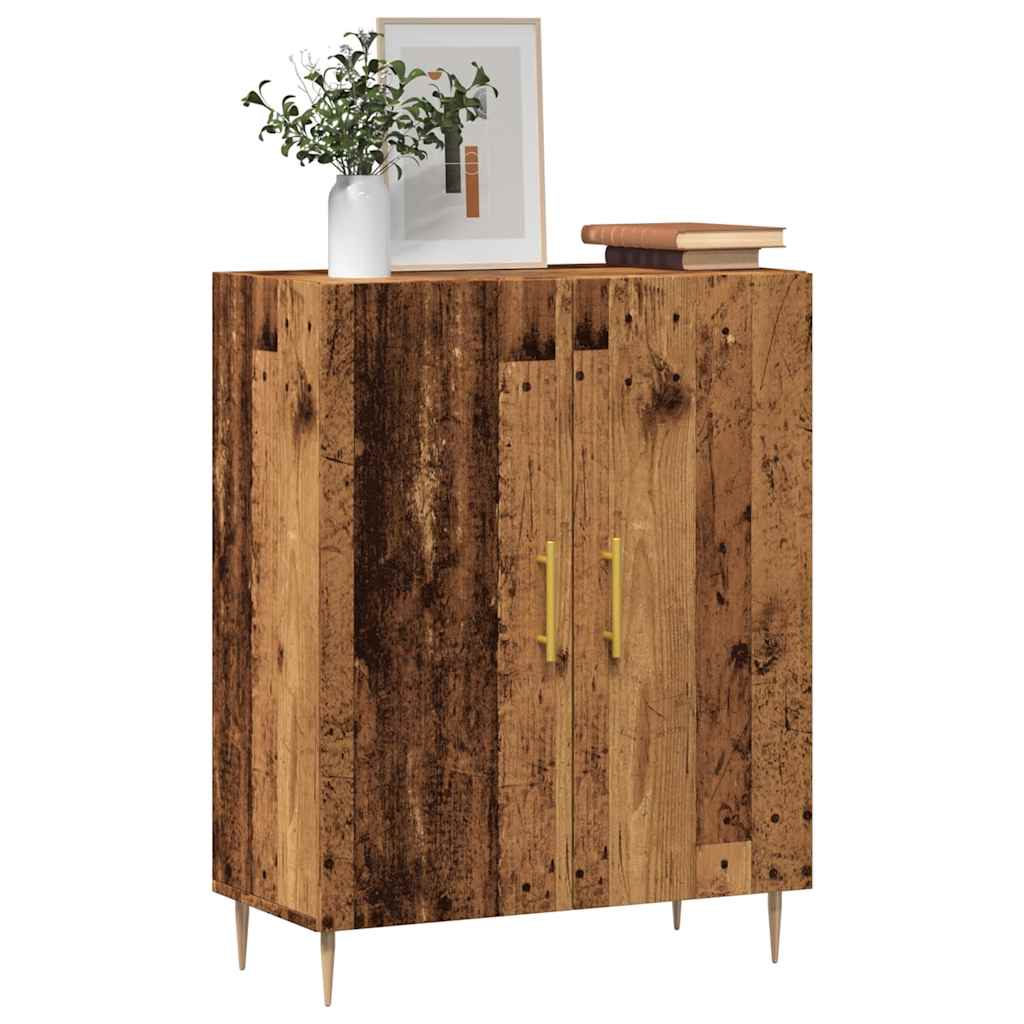 Skjenk gammelt tre 69,5x34x90 cm konstruert tre
