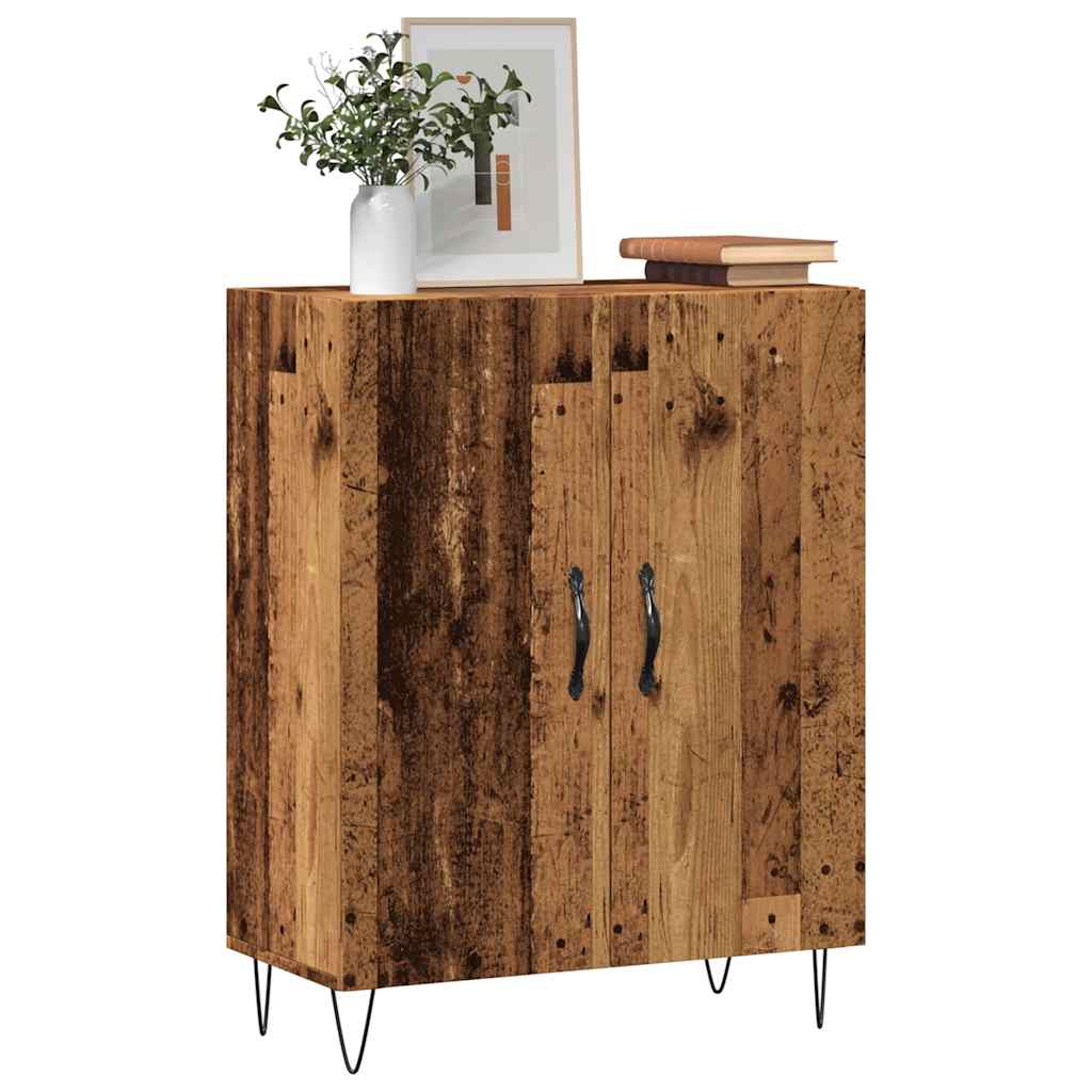 Skjenk gammelt tre 69,5x34x90 cm konstruert tre