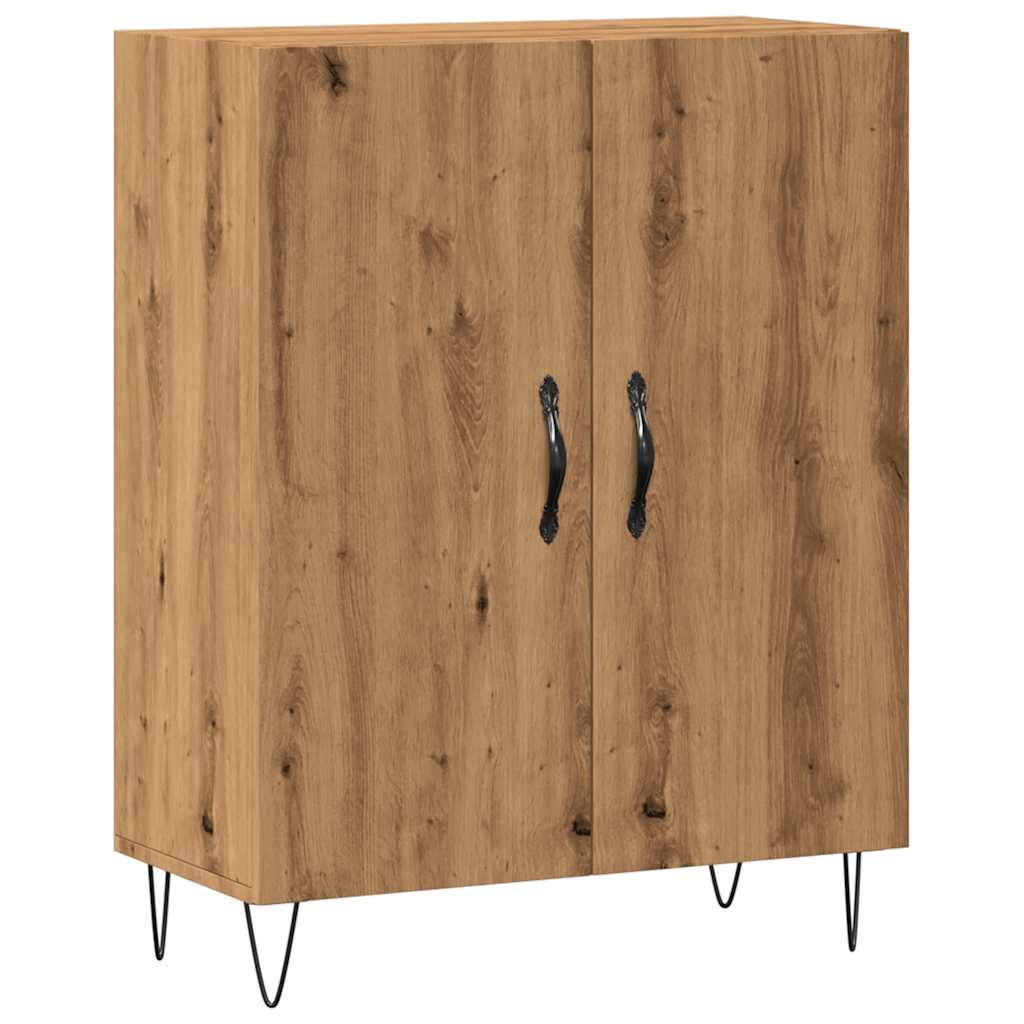Skjenk artisan eik 69,5x34x90 cm konstruert tre