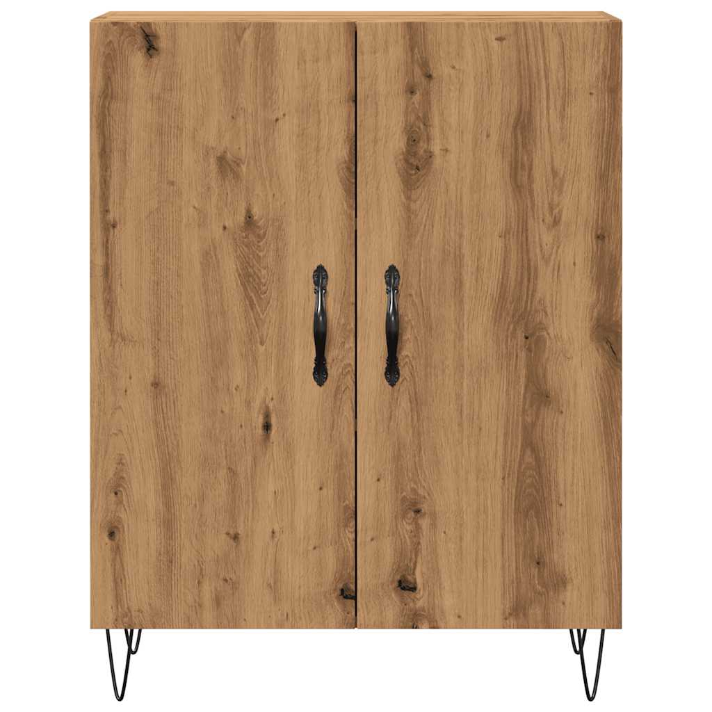 Skjenk artisan eik 69,5x34x90 cm konstruert tre