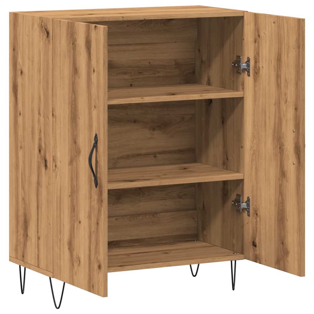 Skjenk artisan eik 69,5x34x90 cm konstruert tre