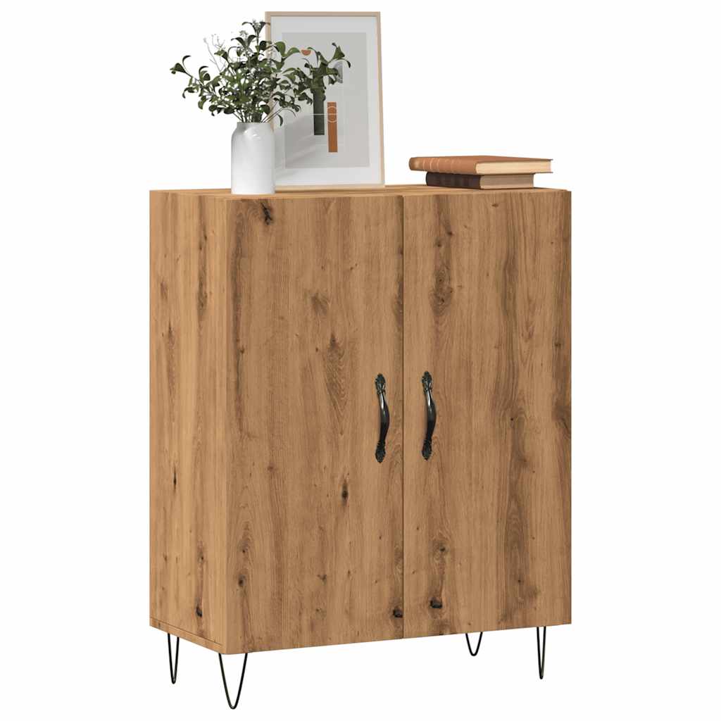 Skjenk artisan eik 69,5x34x90 cm konstruert tre