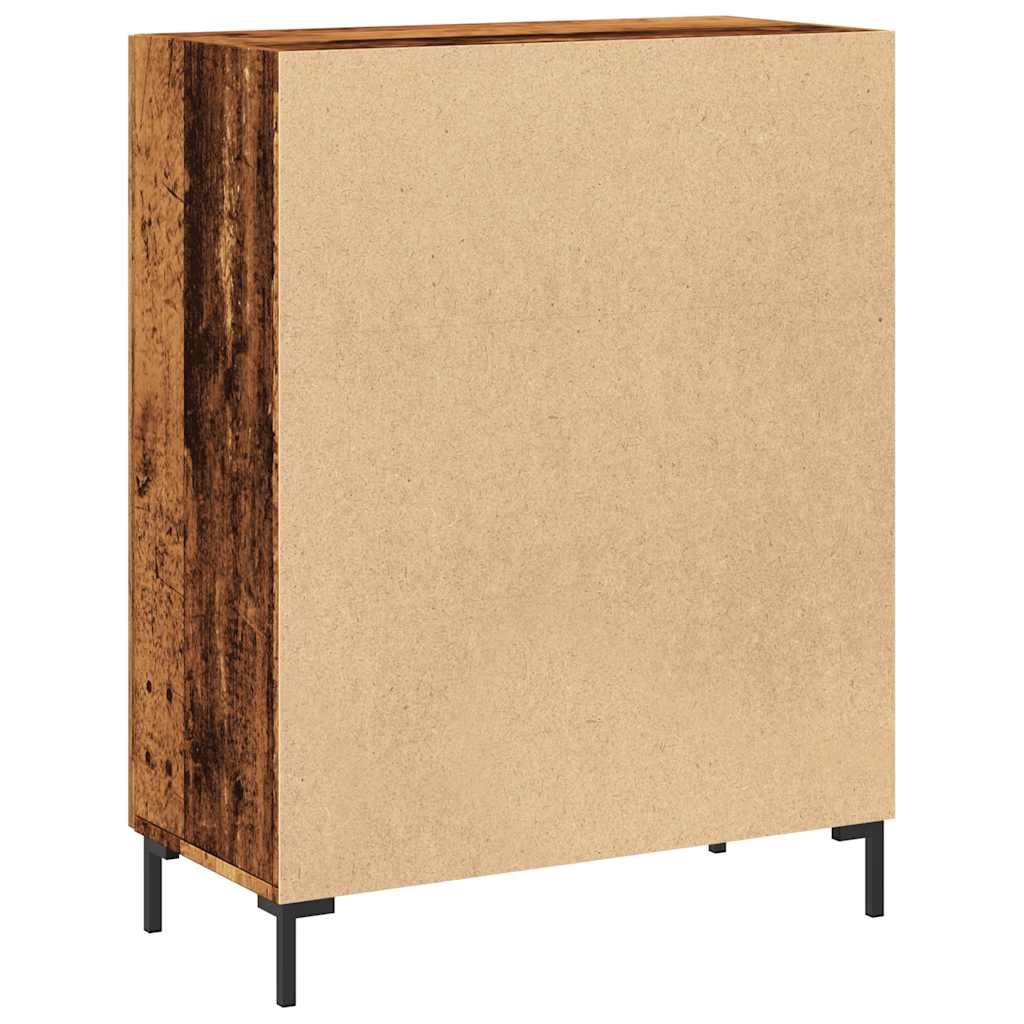 Skjenk gammelt tre 69,5x34x90 cm konstruert tre