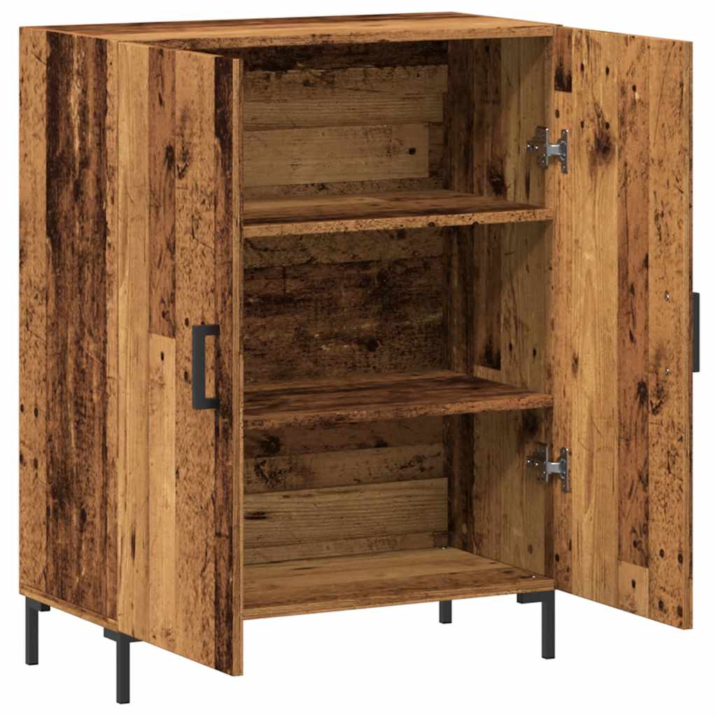 Skjenk gammelt tre 69,5x34x90 cm konstruert tre