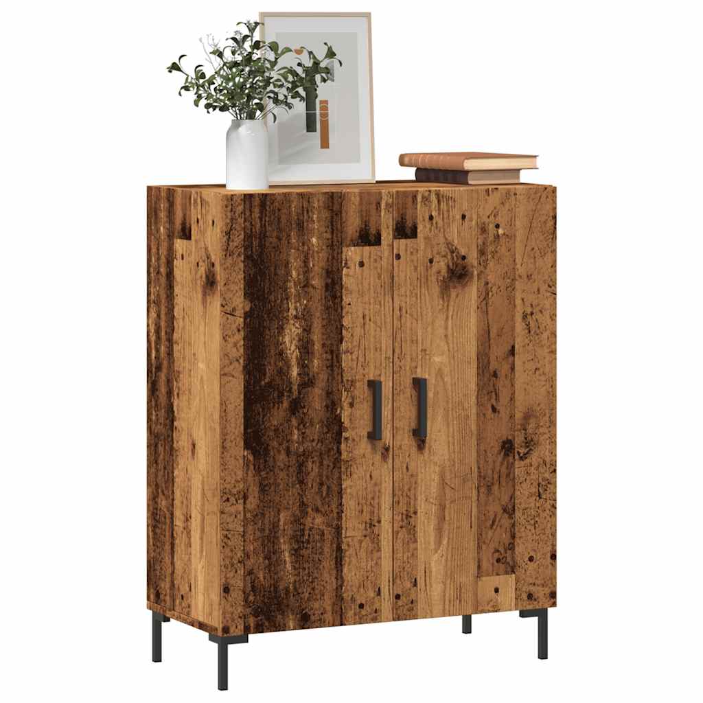 Skjenk gammelt tre 69,5x34x90 cm konstruert tre