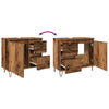 Baderomsvaskskap gammelt tre 65x33x60 cm konstruert tre