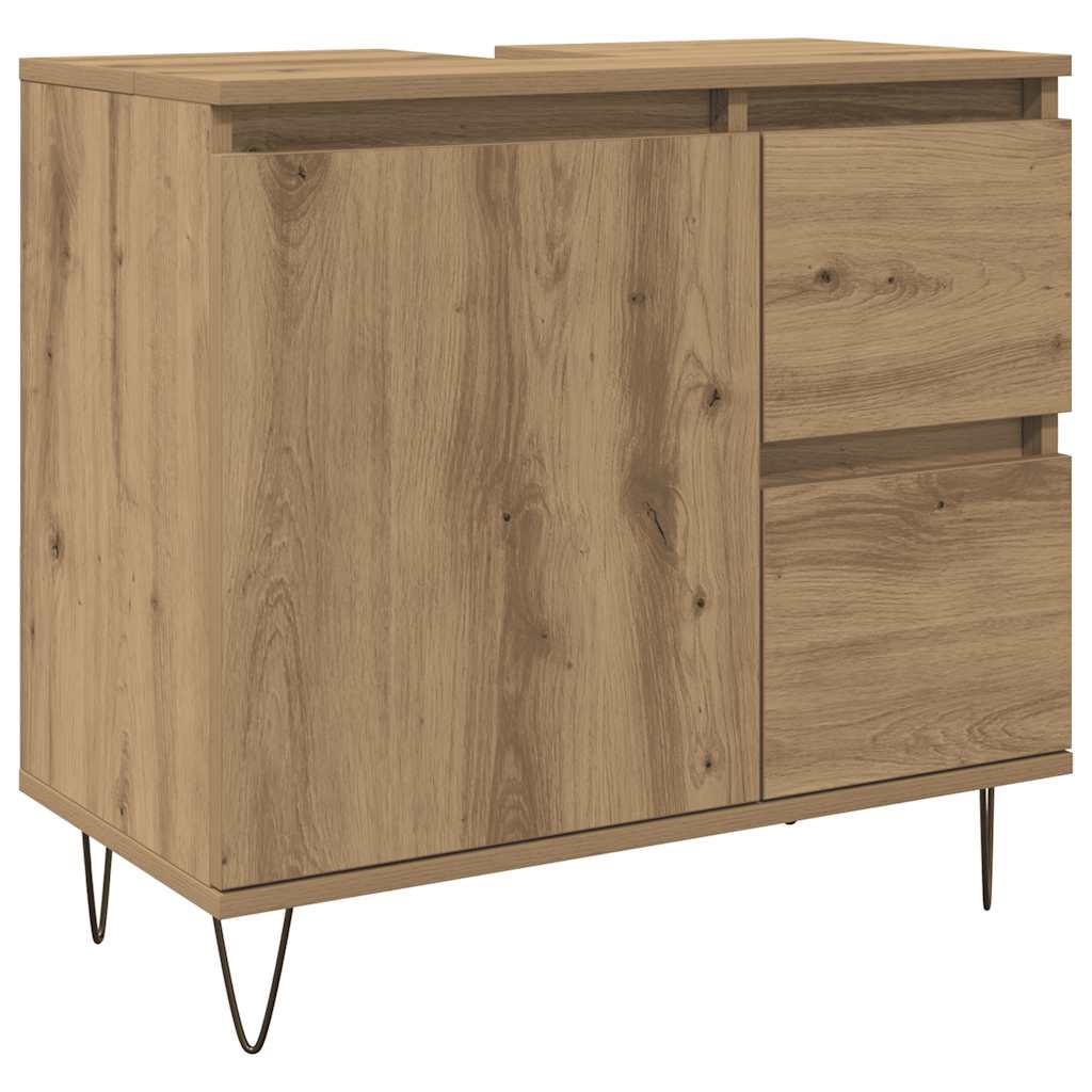 Badeservantskap artisan eik 65x33x60 cm konstruert tre