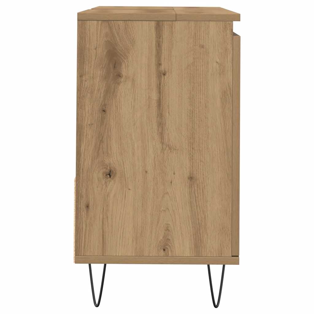 Badeservantskap artisan eik 65x33x60 cm konstruert tre