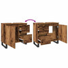 Baderomsvaskskap gammelt tre 65x33x60 cm konstruert tre