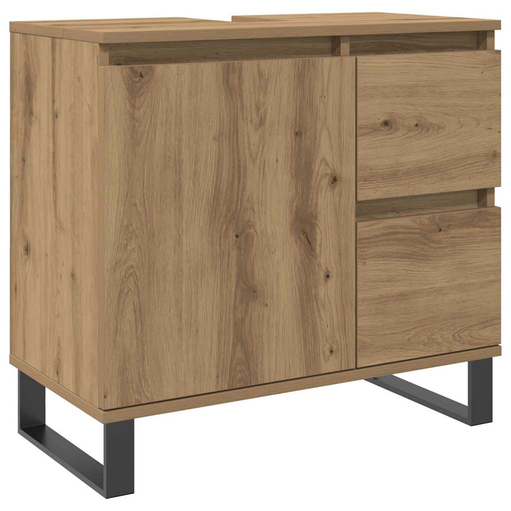 Badeservantskap artisan eik 65x33x60 cm konstruert tre