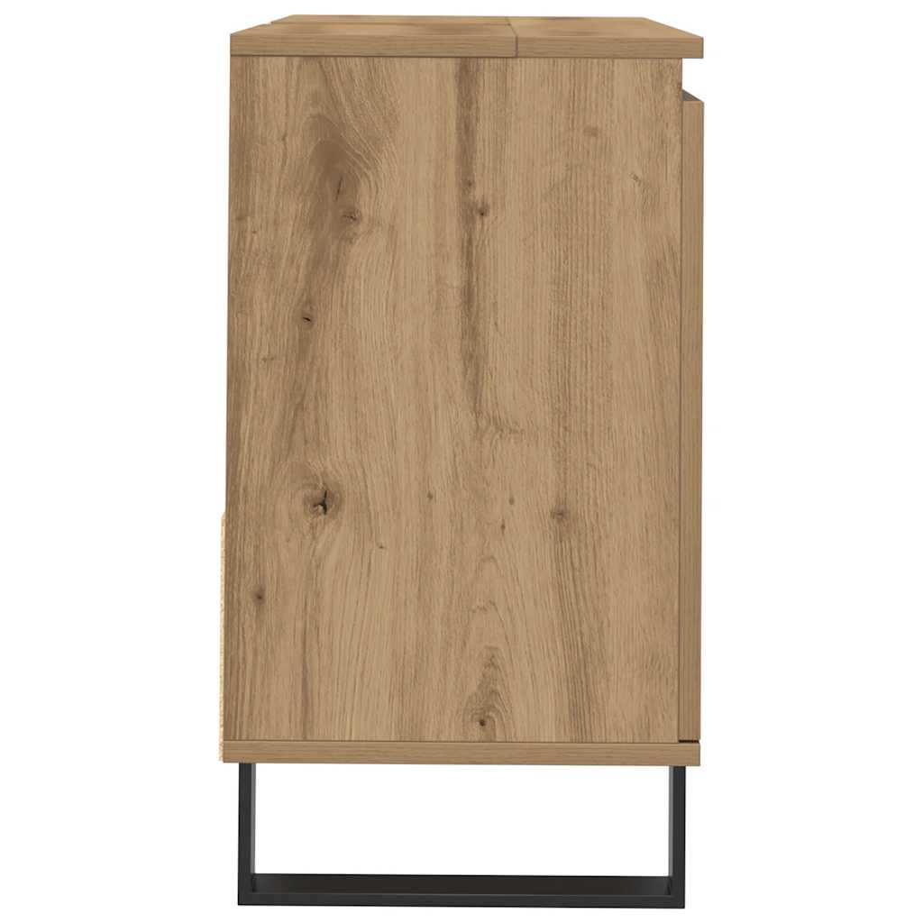 Badeservantskap artisan eik 65x33x60 cm konstruert tre