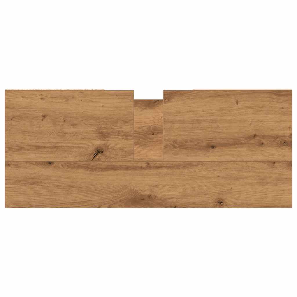 Baderomsskap artisan eik 80x33x60 cm konstruert tre