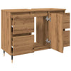 Baderomsskap artisan eik 80x33x60 cm konstruert tre