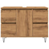 Baderomsskap artisan eik 80x33x60 cm konstruert tre