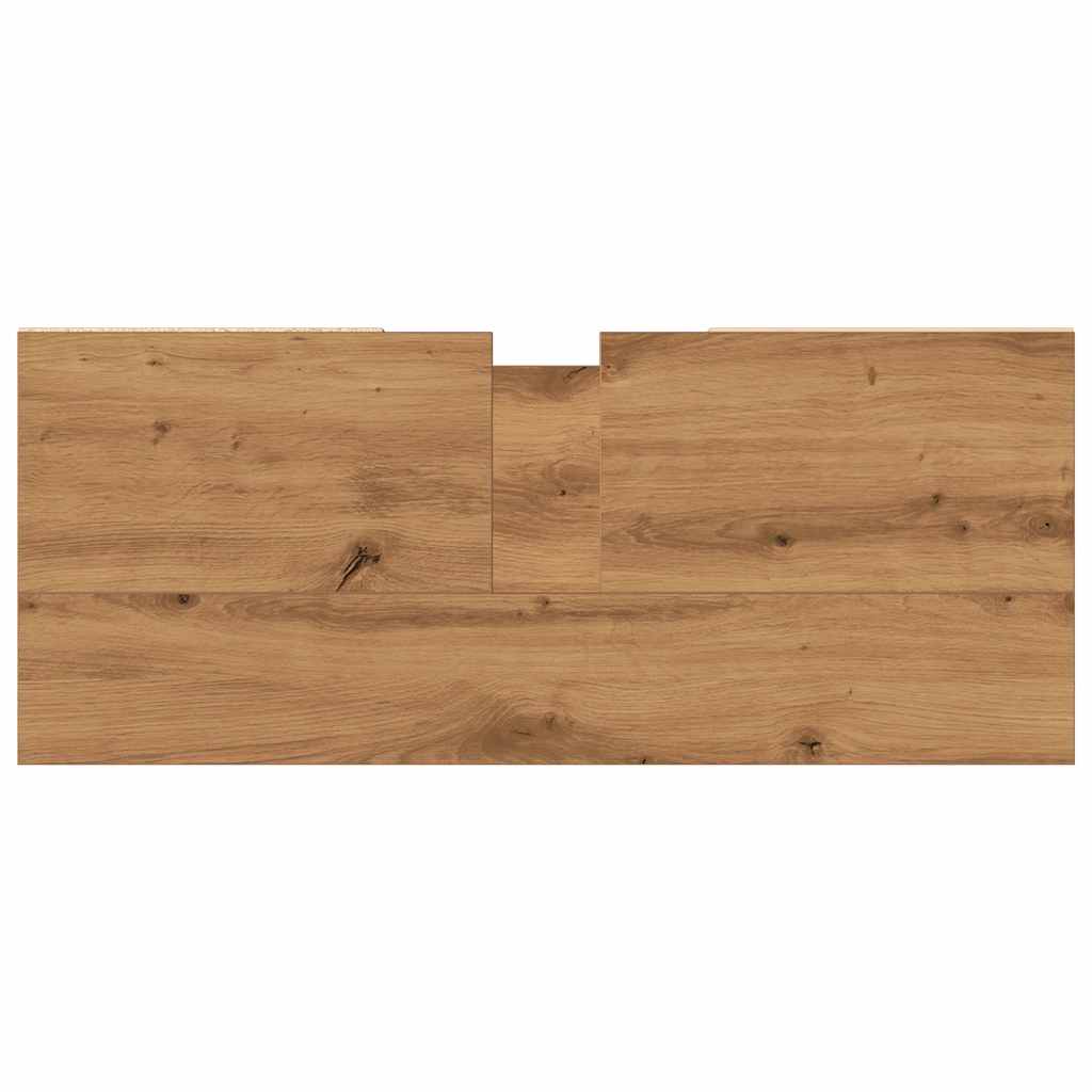 Baderomsskap artisan eik 80x33x60 cm konstruert tre