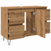Baderomsskap artisan eik 80x33x60 cm konstruert tre