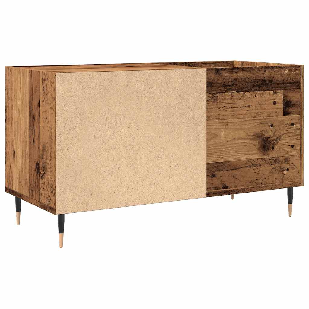 Plateskap gammelt tre 84,5x38x48 cm konstruert tre